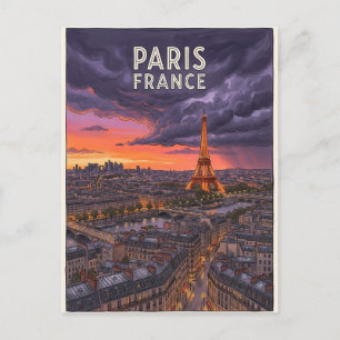 Postal París Francia Viajes