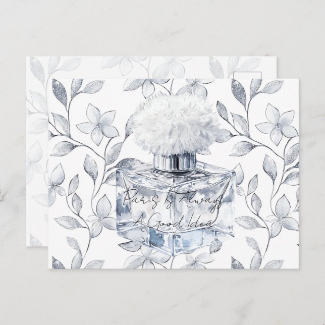 Postal Paris is always a good idea perfume leaves (Anverso / Reverso)