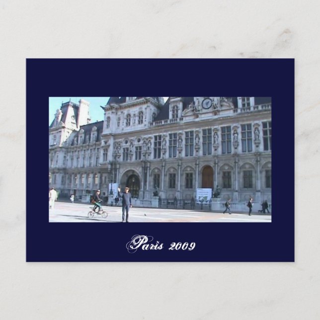 Postal Paris John, (Anverso)