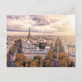Postal París, la ciudad de las luces