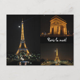 Postal ¡Paris la Nuit!