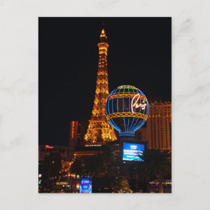 Postal Paris Las Vegas Hotel & Casino #2 Postcard