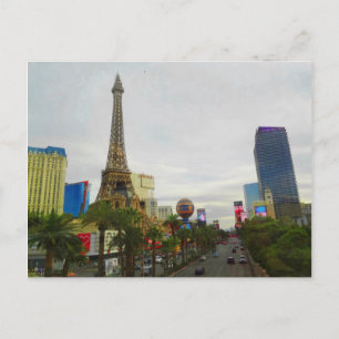 Postal Paris Las Vegas Hotel & Casino #4 Postcard