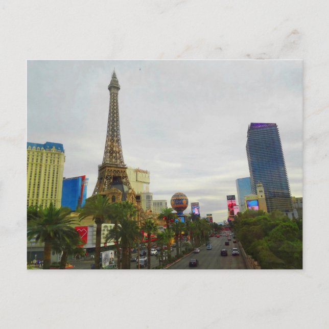 Postal Paris Las Vegas Hotel & Casino #4 Postcard (Anverso)