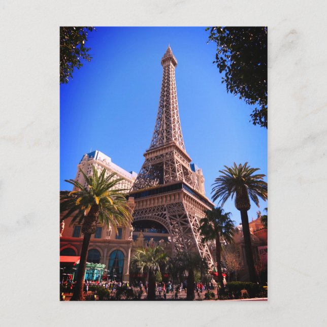 Postal Paris Las Vegas Hotel & Casino Postcard (Anverso)