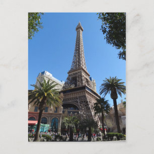 Postal Paris Las Vegas Hotel & Casino Postcard