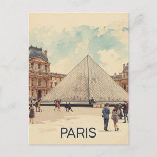 Postal París Louvre