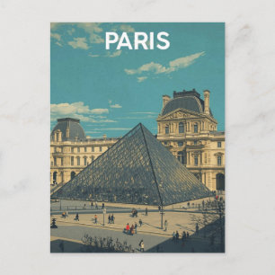 Postal París Louvre