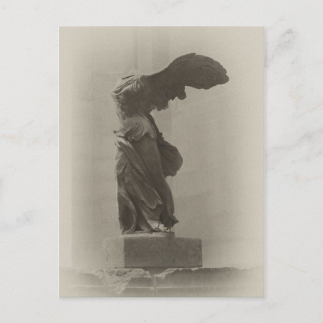 Postal París Louvre 1 (Anverso)