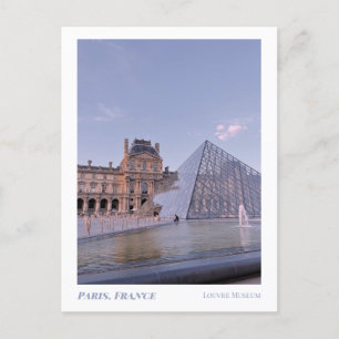 Postal París, Museo del Louvre Viaje