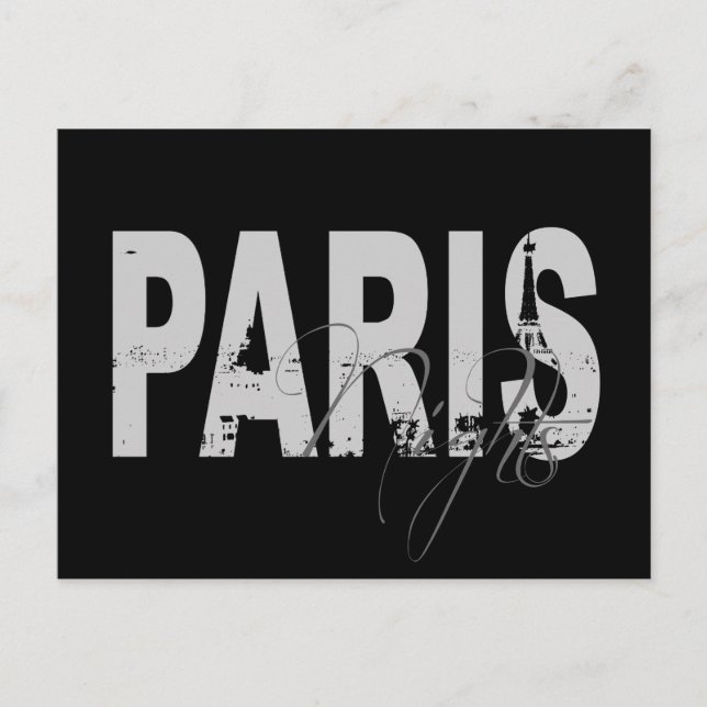 Postal Paris Nights (Anverso)