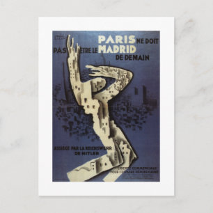 Postal París no debería ser el Poster de la propaganda