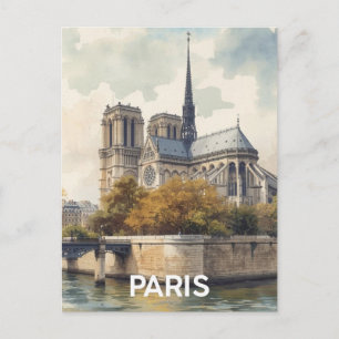 Postal París Notre Dame