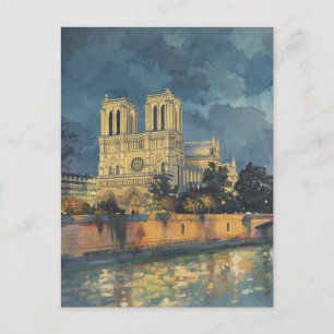 Postal París Notre Dame