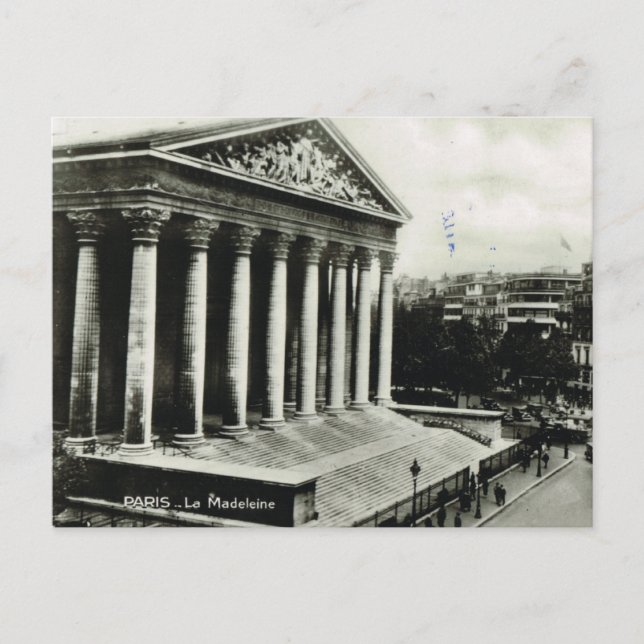 Postal París, París, La Madeleine (Anverso)