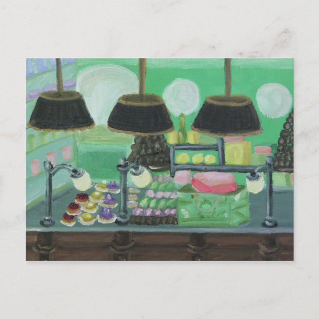 Postal "Paris Patisseries" (Anverso)