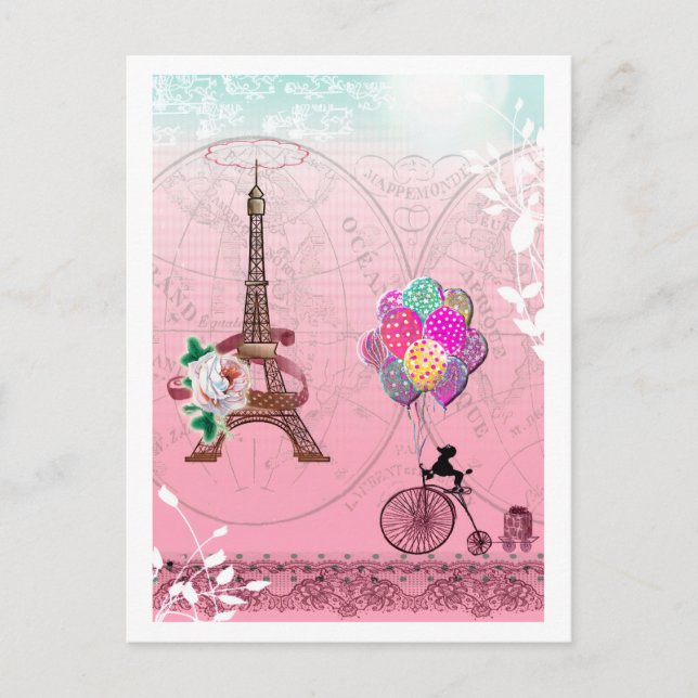 Postal Paris Postcard (Anverso)