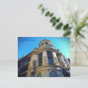 Postal Paris.Printemps.