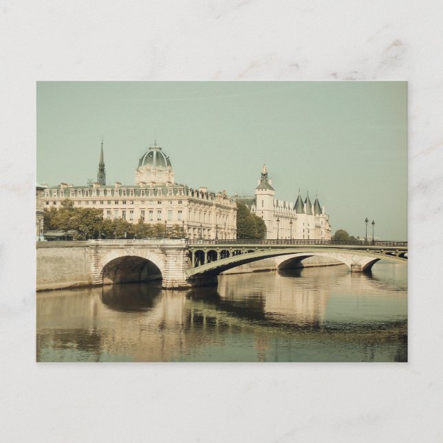 Postal París, puentes de amor (Anverso)