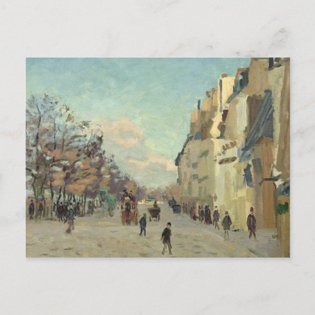 Postal París, Quai de Bercy, Efecto Nieve, c.1873-74 (Anverso)