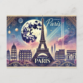 Postal París romántico