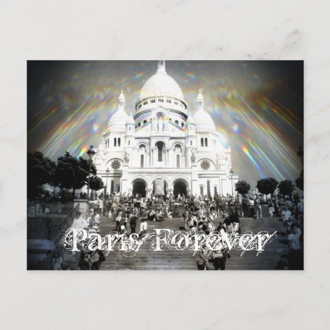 Postal París - Sacré Coeur (Anverso)