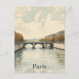 Postal París Sena