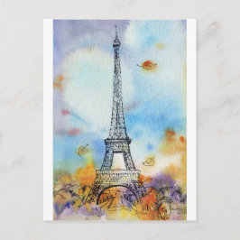 Postal París. Torre Eiffel.