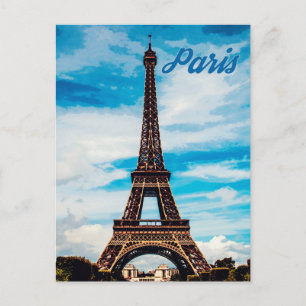 Postal París, Torre Eiffel, Francia