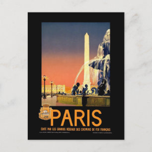 Postal París vintage
