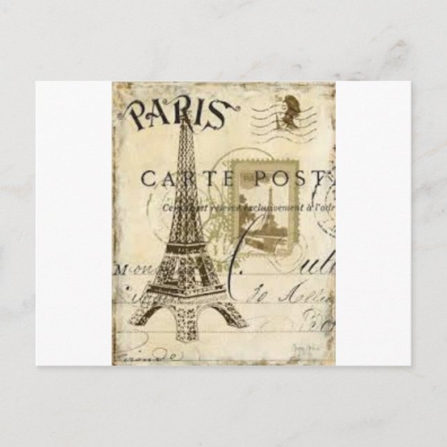 Postal Paris Vintage (Anverso)