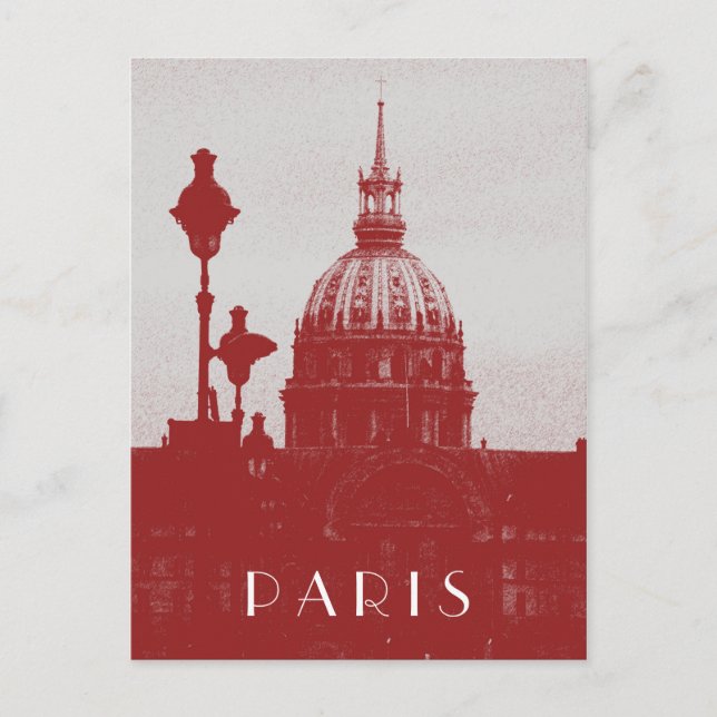 Postal París vintage (Anverso)