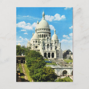 Postal París Vintage, París Sacre Coeur, Montmatre