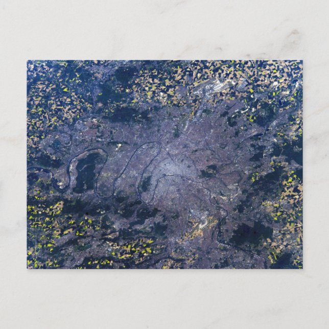 Postal París vue du ciel (Anverso)