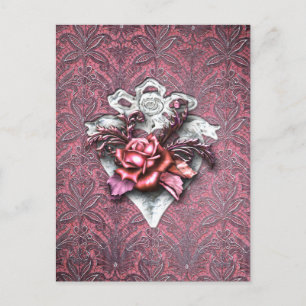 POSTAL PARISIAN GOTHIC 1897: ROSY OUTLOOK