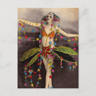 Postal Parisienne Casino Dancer