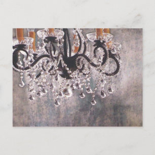 Postal Park Avenue Chandelier ~ Postcard Vintage Art