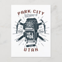 Park City Utah Mochila Gear Retro Travel