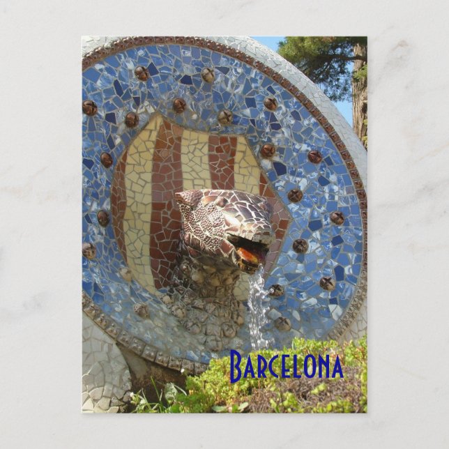 Postal Park Guell (Anverso)