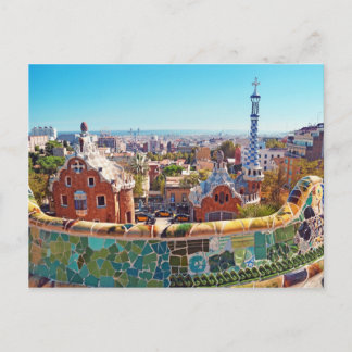 Postal Park Guell, Barcelona - España