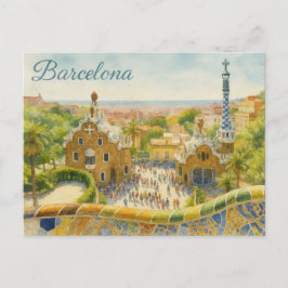 Postal Park Güell en Barcelona