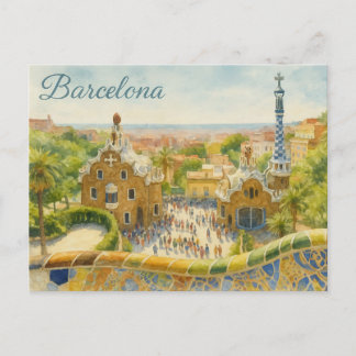 Postal Park Güell en Barcelona
