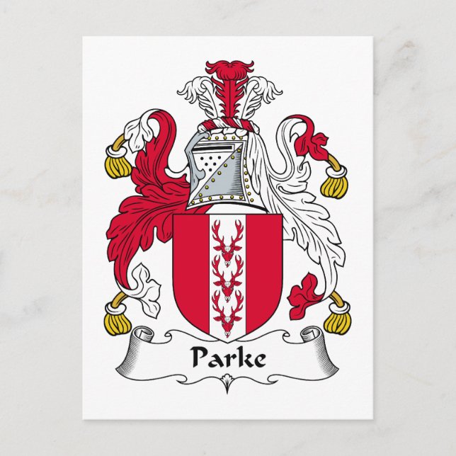 Postal Parke Family Crest (Anverso)