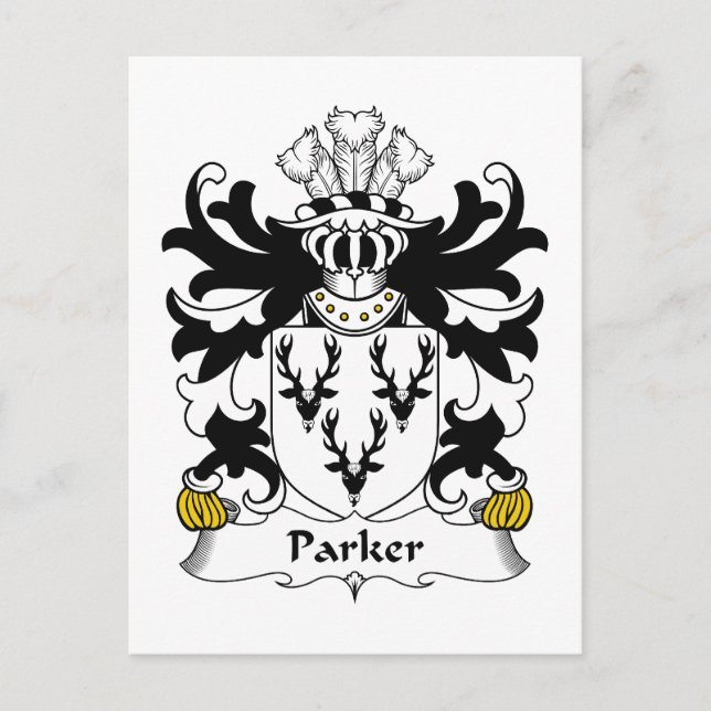 Postal Parker Family Crest (Anverso)