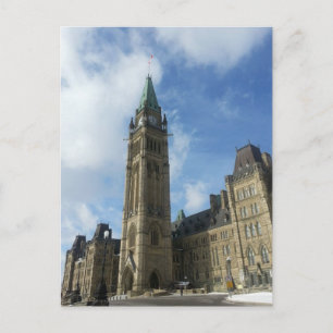 Postal Parlamento canadiense en Ottawa