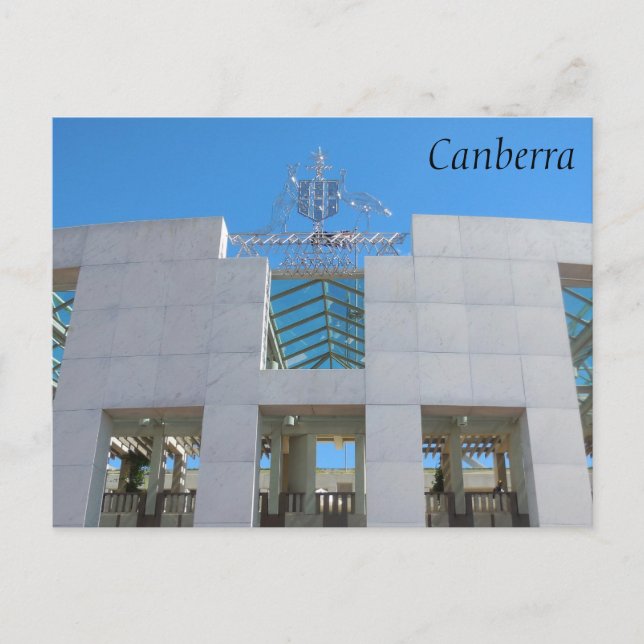 Postal Parlamento de Australia, Canberra. (Anverso)