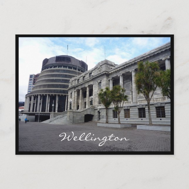 Postal parlamento de wellington nz (Anverso)