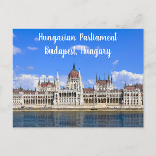 Postal Parlamento húngaro en el Danubio – Budapest