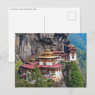 Postal Paro Taktsang: El monasterio del Nido del Tigre - 