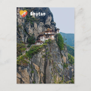Postal Paro Taktsang: El Monasterio del Nido del Tigre - 